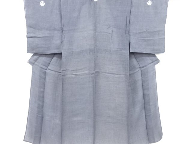 JAPANESE KIMONO / ANTIQUE MENS KIMONO / FIVE CRESTS